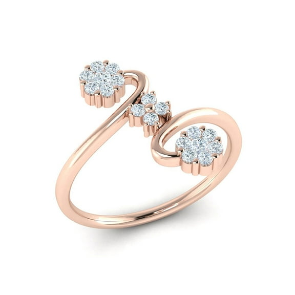 Natural 2carat Round Cut Diamond Prong Women's Forever Us Anniversary Ring Bridal Band Solid 18K Gold FG VS2