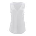 thumbnail image 5 of Yuannlog Women Tanks Summer Tank Loose Fit Vests Tunic Sleeveless V Neck Tops Loose Casual Workout Sports Tee Shirts, 5 of 8