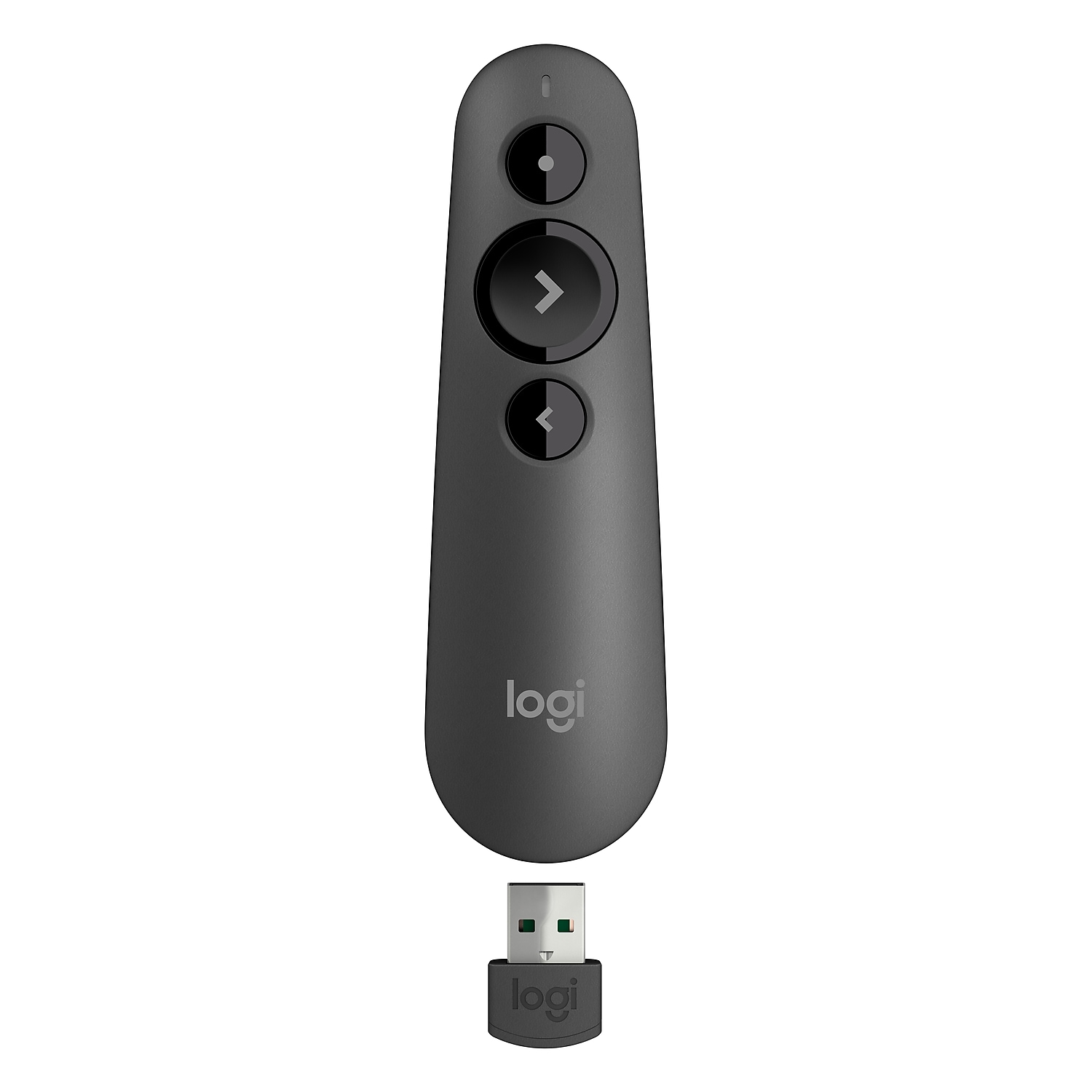 Logitech R500 - Presentation remote control - 3 buttons - graphite ...