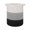 White black, variant on Lynono Co.,Ltd Spacious Braided Cotton Clothes Hamper With Comfortable Handles For Storage