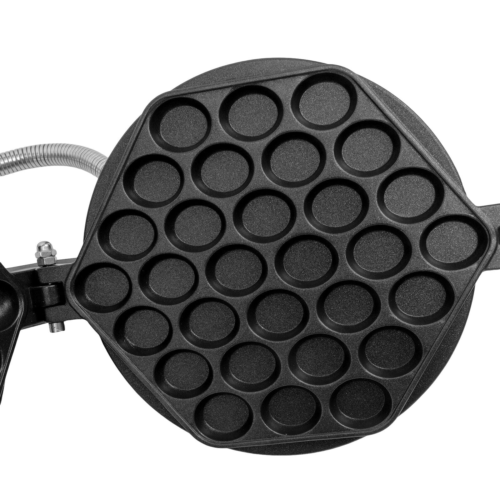 2.83KW Double-Head Bubble Waffle Maker, Commercial Waffle Maker Non-Stick Hong Kong Egg Waffle Maker Stainless Steel Pancake Maker 180° Rotate Stainless Steel Bubble Waffle Machine 50-300°C/122-572℉