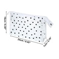 thumbnail image 2 of 1 Pc Women Durable Flower Cosmetic Bag for Vacation Outdoor Activities Gym Black EVA, 2 of 4