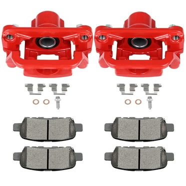 SCITOO Rear Brake Calipers With Bracket & Brake Pads 19-B2780A 19-B2781A D905 Fit For Nissan Altima 07-12 For Nissan Juke 11-17 For Nissan Maxima 07-08 For Nissan Sentra 11-12 14-16