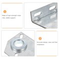 thumbnail image 3 of WASHWEPE 2Ud Soporte Central Para Resortes Puerta Material Duradero Color Plata, 3 of 8