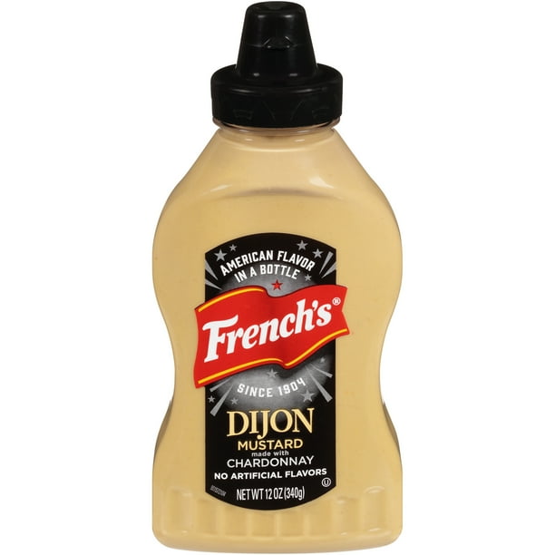 French's Dijon Mustard Squeeze Bottle, 12 oz, Chardonnay Mustard