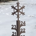 thumbnail image 4 of Neige Flocon de Neige Rétro Métal Neige Mesure Créative Décor Extérieur, 4 of 6