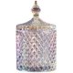 thumbnail image 1 of Juego de 2 organizadores de tocador para encimera de baño para bolas de algodón, Q-Tip, sales de baño, contenedor de almacenamiento de joyas para decoración, bodas, dulces (efervescente, 20 oz) JAMW Sencillez, 1 of 5