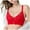 Red, variant on MDUKONU Women’s Bras Wireless Jelly Bras for Women No Underwire with Support Red 80AB