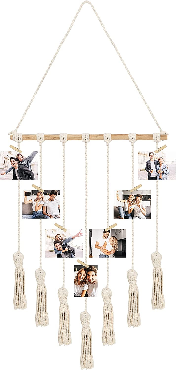 TianluPhoto Wall 40 x 65 cm Photo Wall Holder for 25 Photos and 25