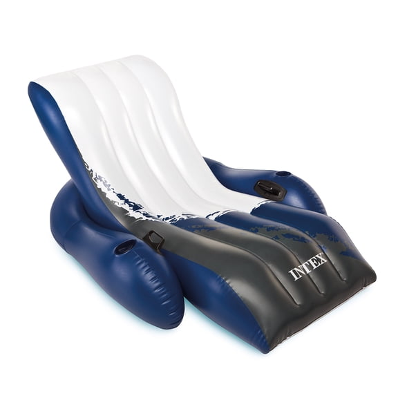 Open Box INTEX Floating Lounge Pool Recliner Lounger w/ Cup Holders | 58868E