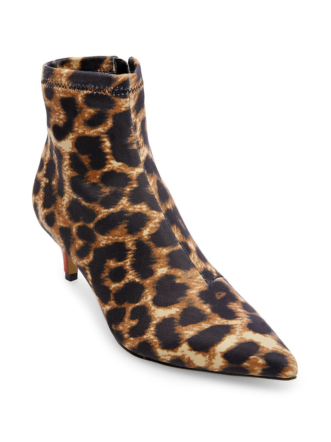 leopard print booties walmart