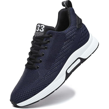 

CERYTHRINA Men Elevator Sneakers Sports Shoes Invisible Height Increasing 2.36 Inches Taller Elevator Shoes Lace up Fashion Sneakers