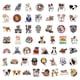 thumbnail image 5 of Paquete de stickers WLJIAO de bulldog en vinil, 100 piezas para laptop, 5 of 6