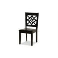 thumbnail image 3 of Baxton Studio Nicolette Modern and Contemporary Dark Brown Finished Wood 5-Piece Dining Set, 3 of 7