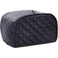 thumbnail image 1 of Cotton/Polyester Quilted Toaster Cover for Two Slice Toaster and Dust & Fingerprint Protection, Machine Washable. Beige, 1 of 4