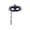 A001- Blue, variant on Masquerade Mask for Women, Venetian Masquerade Masks 12 Inch Masquerade Mask with Stick, Mardi Gras Mask for Party Halloween Green, 1 Pack