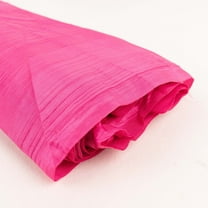 Efavormart 54"x10 Yards Fuchsia Accordion Crinkle Taffeta Fabric Bolt For Wedding Birthday Party Dance Event Decoration
