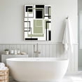 thumbnail image 5 of Canvas Wall Art Abstract Lines Art Canvas Art Print Black Green Geometric Modern Texture Pictures Wall Decor for Living Room Bedroom Artwork Decorations Stretched Framed Ready to Hang 8"x10", 5 of 9