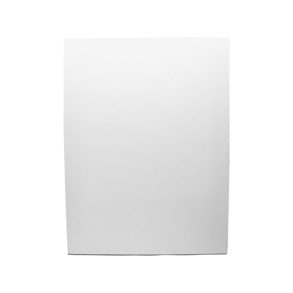 Premium Stretched Art Canvas Board, White, 16Inch