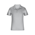 thumbnail image 5 of Mens Knit Polo Shirts Casual Short Sleeve Button Down Polo Shirt Performance Golf Polo Shirt Moisture Wicking Quick Dry Short For Men Casual Activewear Grey 4XL, 5 of 6