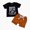 001 Black, variant on Baby Boy Summer Clothes 2 Piece Outfit Letter Print Short Sleeve Top Comfy Solid Shorts Set Kaprioy Baby Boy Clothes 0 3 6 12 18 24 Months