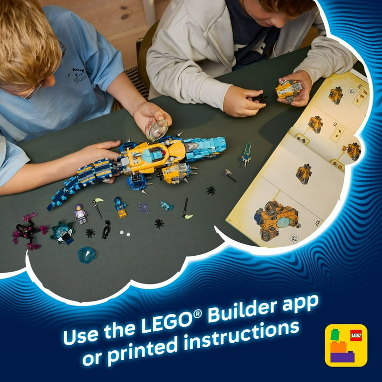 LEGO DREAMZzz Crocodile Submarine Building Toy for Boys & Girls