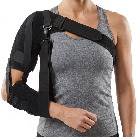 Shoulder Brace Support for Shoulder Pain and Post Injury Recovery Adjustable Upper Arm and Elbow Joint Stabilizer Sling