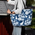 thumbnail image 4 of Wukai Rose Flowers Print Zipper Bag,large Beach Tote Bag,Waterproof Sandproof Bag,Grocery and Picnic Tote Travel Bag, 4 of 5