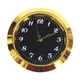 thumbnail image 1 of Reloj redondo clásico con mecanismo de bricolaje, esfera de reloj, mini reloj fácil de leer Negro, 1 of 9