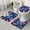 Neon Feather With, variant on Neon Feather with Dots Pattern Bathroom Rugs Sets 3 Piece,Toilet Cover Set,Absorbent Non Slip Bathroom Mats Sets with U-Shaped Contour Rug Toilet Rug Set