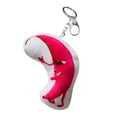 thumbnail image 3 of Divertido llavero de plátano, con música, decoración de mochila, llavero de felpa para fiesta, regalo , Rojo, 3 of 8