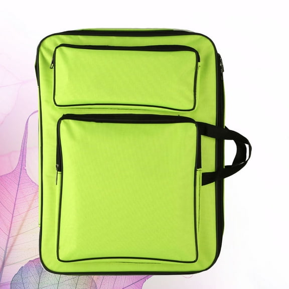 KONTONTY Drawing Painting Board Storage Bag Drawing Tools Carry Case Waterproof Drawing Board Canvas Painting Case for Kids (Green)