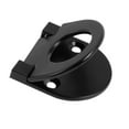thumbnail image 3 of Uxcell 1-3/8" x 1-3/8" Door Drawer Handle Flush Ring Pull Zinc Alloy Black, 3 of 7