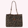 thumbnail image 4 of Bolso Hombro Con Leopardo Cadena Textu Versátil para Mujer () Rojo, 4 of 9