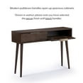 thumbnail image 5 of Plank+Beam 46" Mid Century Modern Console Table with Storage Shelves, Entryway Table with Storage, Foyer Tables for Entryway, Console Table, Pecan, 5 of 8