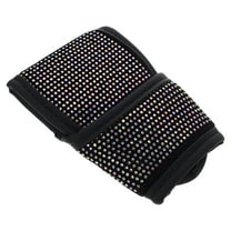 Bling Car Gear Shift Cover with Rhinestones and PU Material for Interior Enhancement Multi Color