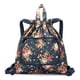 thumbnail image 1 of Baloncesto Yoga Bolso Cordón Mochila Plegable Nylon para Viajes (Flores Pequeñas), 1 of 5