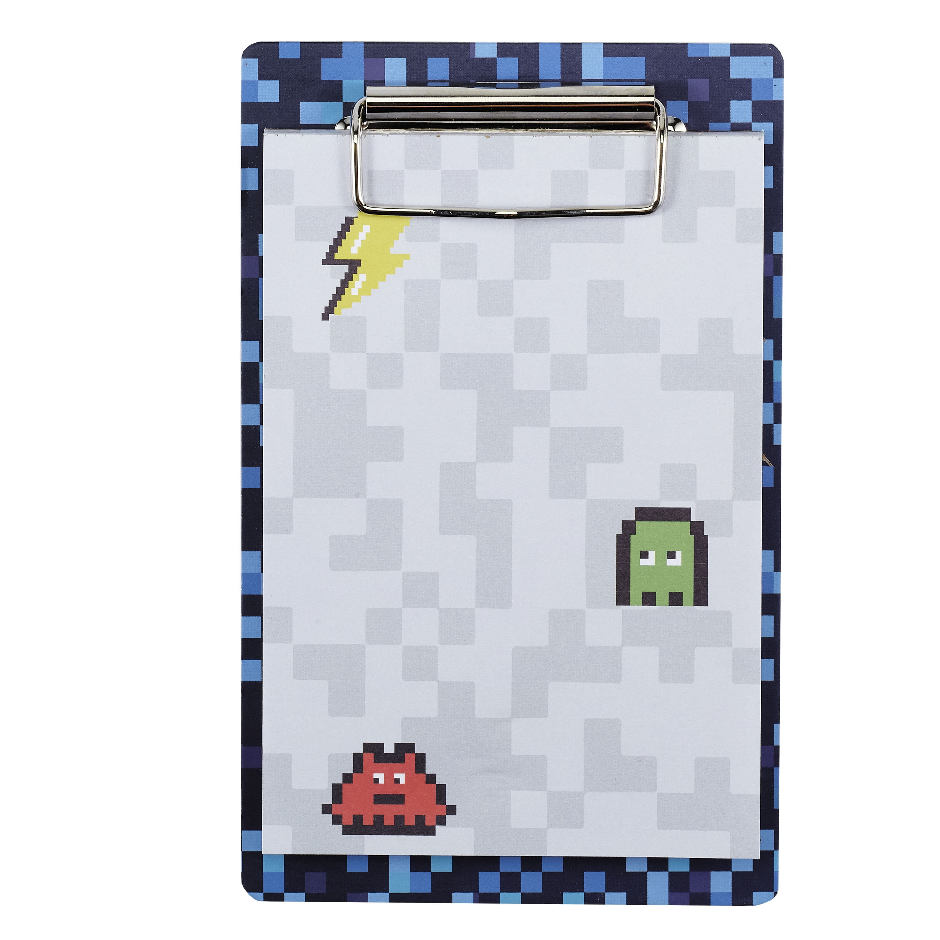 U Style Mini Clipboard with Notepad Set, 40 Sheets, Pixel