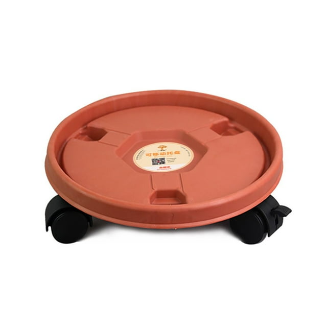 Plateau en Plastique Support Mobile Support de Pots de Fleurs Roues pour Femmes Filles Amovible Portable Support de Plante