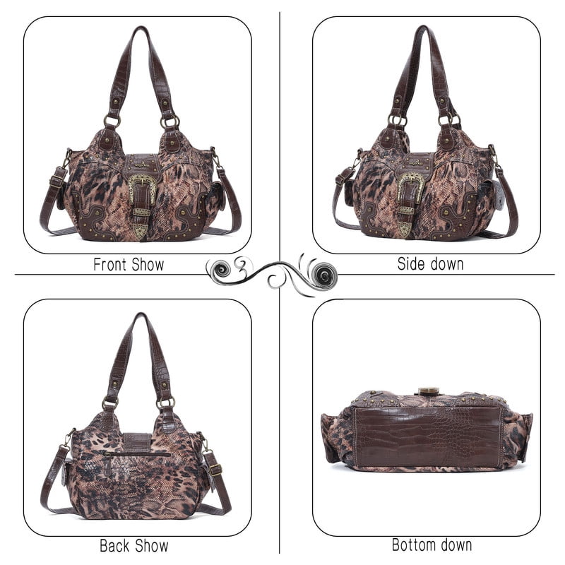 Angel Kiss Hobo Bags for Women Vegan Leather Purses and Handbags Crossbody Purses Ladies Chic Shoulder Bags