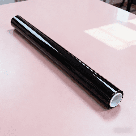12"x60" TPH 7.5 mil Gloss Black Vinyl Wrap Heat-Resistant Self-Healing Car Truck SUV Roll
