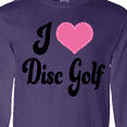 thumbnail image 4 of Inktastic I Love Disc Golf Long Sleeve T-Shirt, 4 of 5