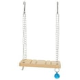 thumbnail image 1 of Shisuyan Cage Accessory Wooden Platform Swing Multi 1Pcs 3.54x2.55x0.59in, 1 of 9
