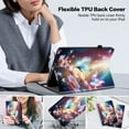 thumbnail image 6 of ELEHOLD Case for Samsung Galaxy Tab S9 FE+, Shockproof PU Leather Flip Case with Card Slots and Stand, 3-in-1 Stylus Included,E, 6 of 7