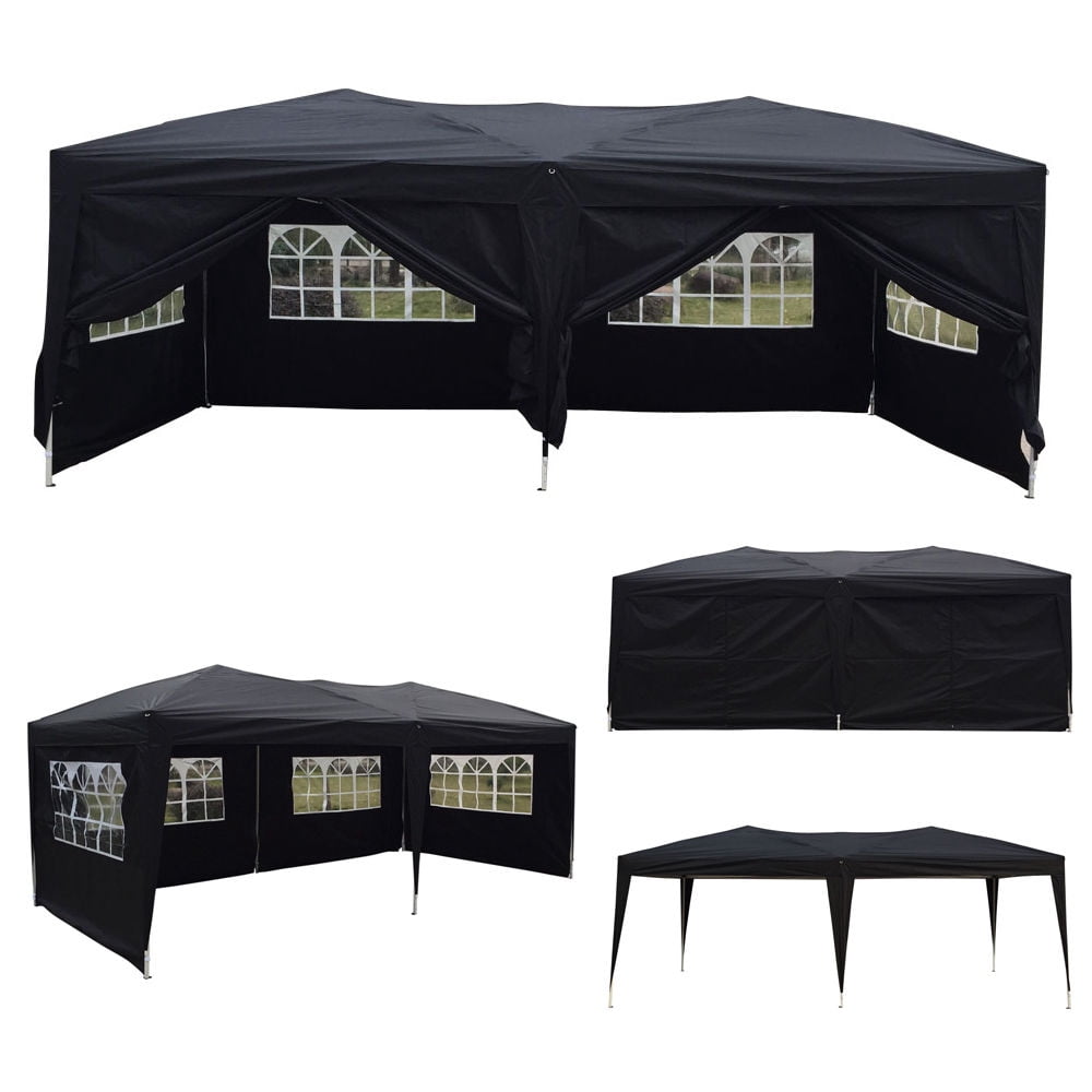 Zimtown Outdoor Easy Pop Up Tent Party Canopy Gazebo With 6 Walls 1039 X