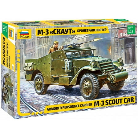 Zvezda Models M3 Scout Car (1/35 Scale)