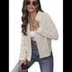thumbnail image 4 of Chaqueta Corta de con Cremallera y Larga A Cuadros para Mujer Albaricoque S, 4 of 10