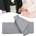 thumbnail image 4 of Cinturón Obi para hombre: práctico, decorativo, sencillo, suave y cómodo de llevar. Gris, 4 of 7