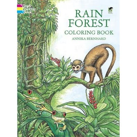Rain Forest Coloring Book