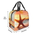 thumbnail image 2 of Naloa Starfish Sunset Sea Beach Print Lunch Box for Women Men,Insulated Lunch Bag,Lunchbox,Thermal Leakproof Cooler,Reusable Lunch Tote Bag for Work School Travel Picnic, 2 of 7